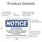 Signmission No Trespassing Private Property No Hunting OSHA Notice Sign, Aluminum, 10in W x 7in L, 2PK OS-2PACK-NS-A-710-L-14972 - alternate 3
